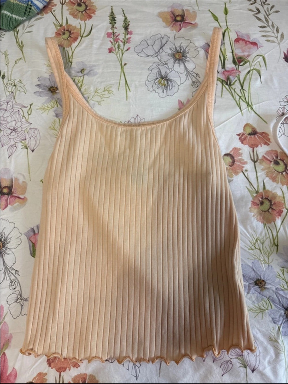 Old Navy Ribbed Scoop Tank Top - Peach